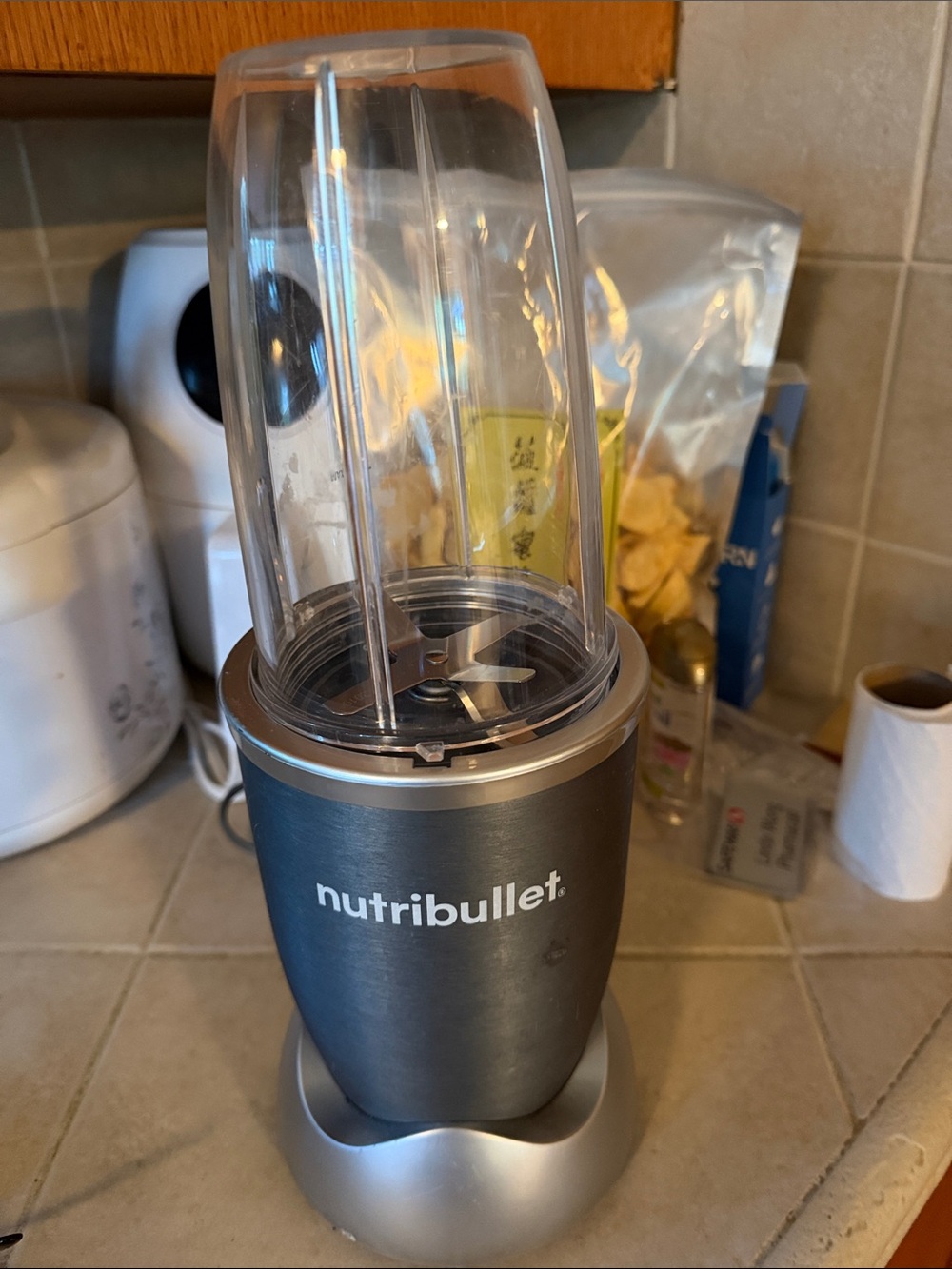 Nutribullet Gray Personal Blender Bottle